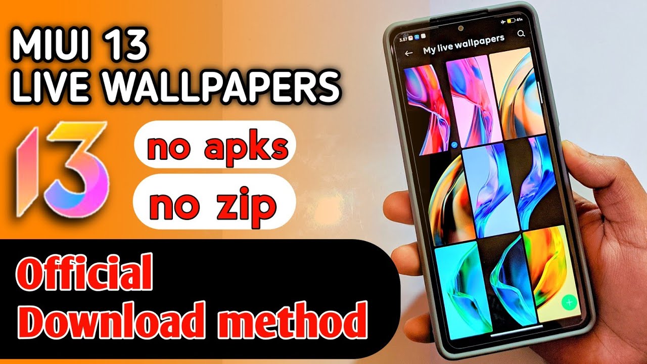MIUI 13 LIVE WALLPAPERS 🔥😍😱|| Official Method To Download|