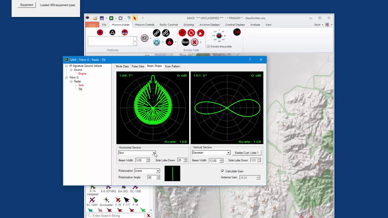 Radar Creation in MACE