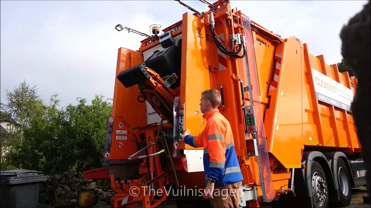 Trashtruck Zoeller Medium XL - Vuilniswagen Cleanmat Trucks