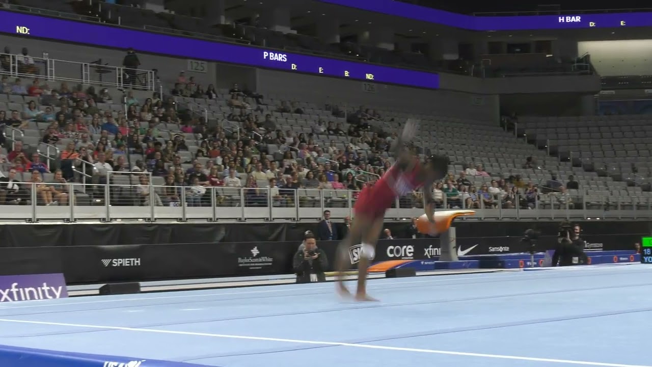 Khoi Young  - Floor Exercise -  2024 Xfinity U.S. Championships -  Senior Men Day 2