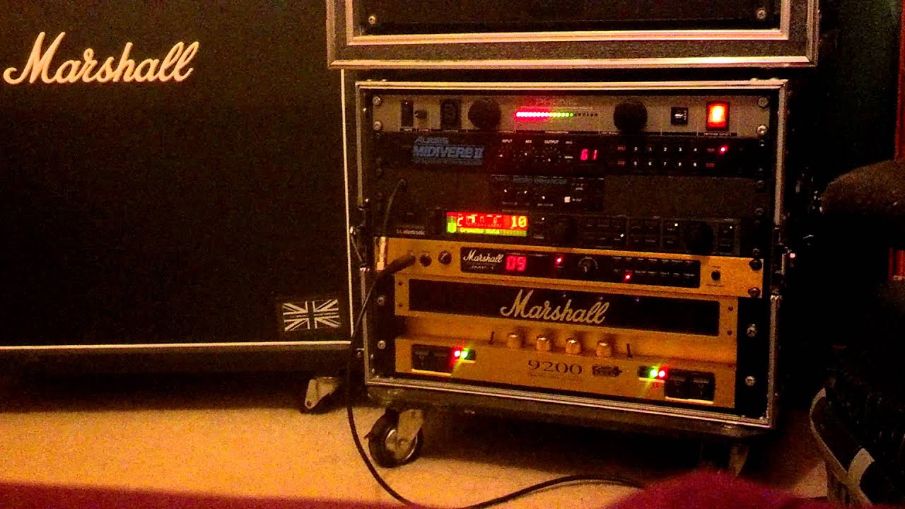Marshall JMP-1 Samples with 9200 Power Amp, G-Major and Alesis Midiverb