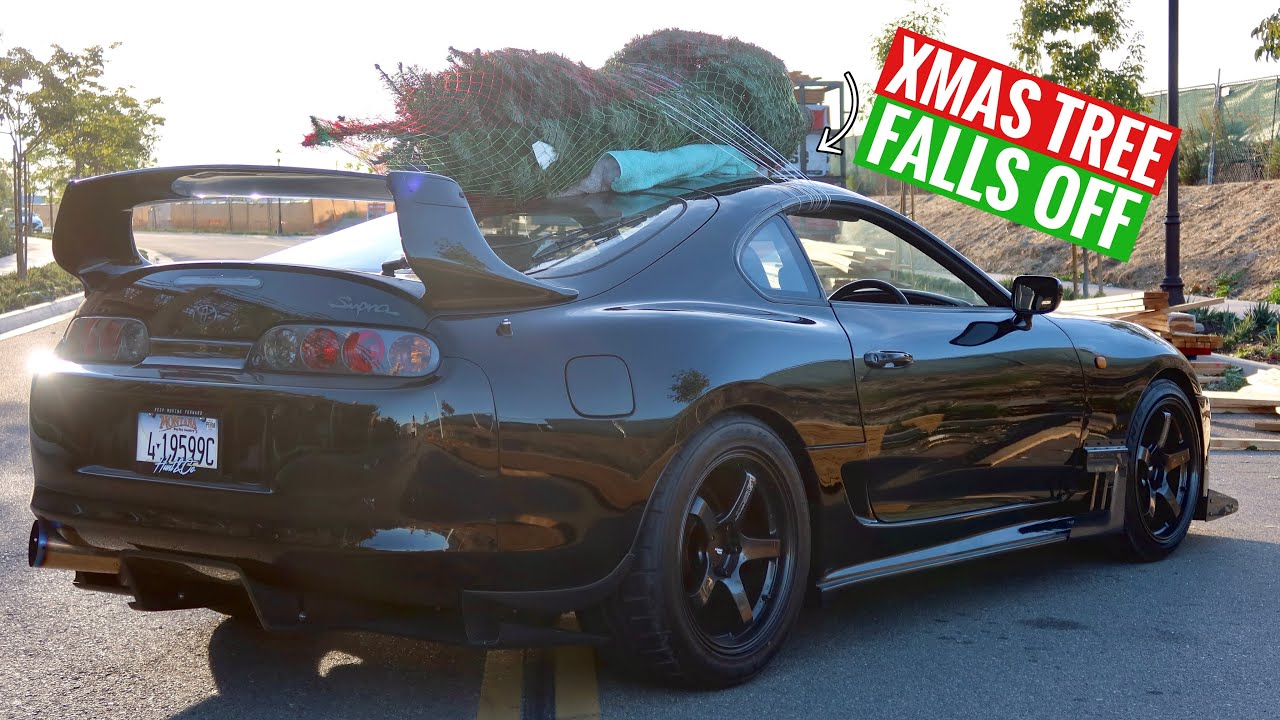 700HP SUPRA GOES CHRISTMAS TREE SHOPPING!
