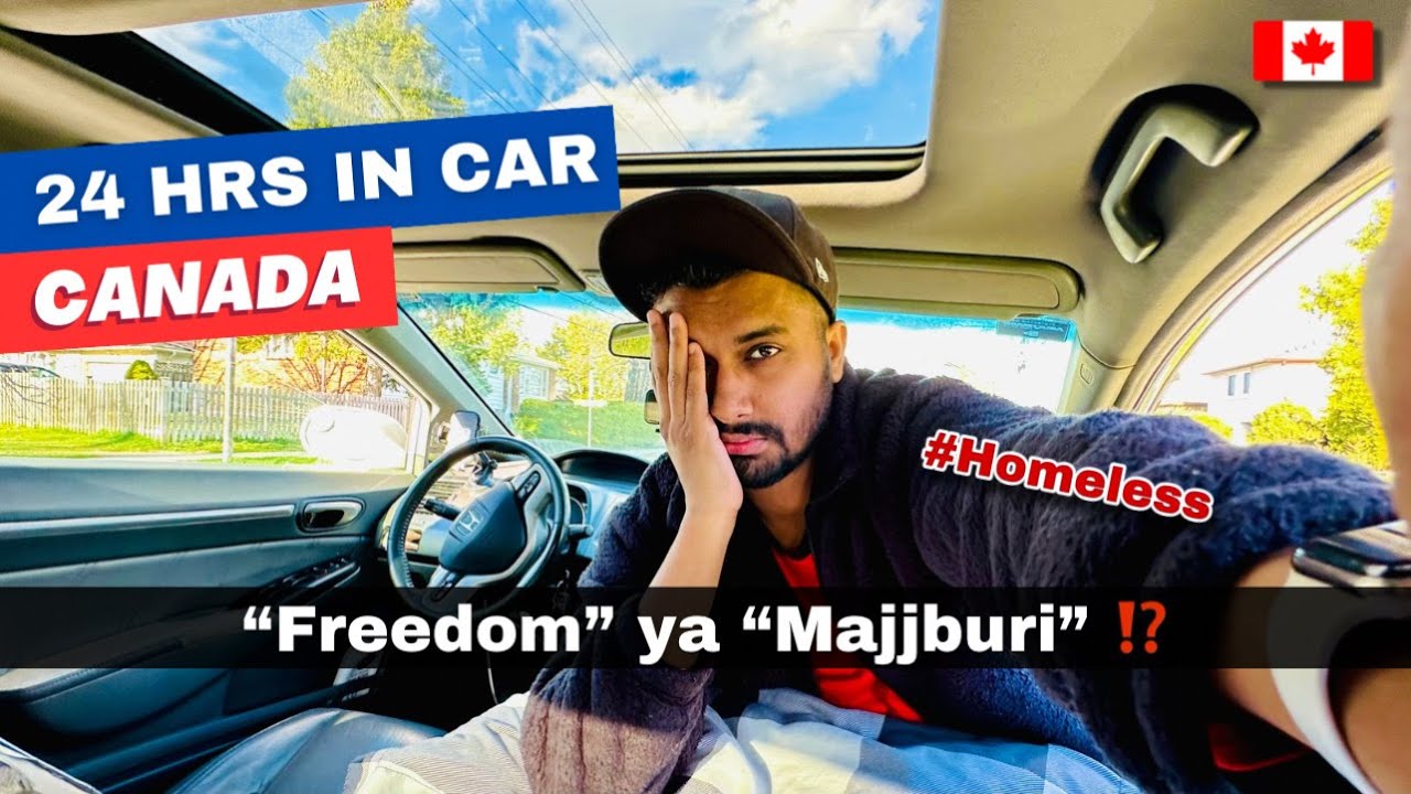 I Become “Homeless” in Canada 🇨🇦 for 24 hrs