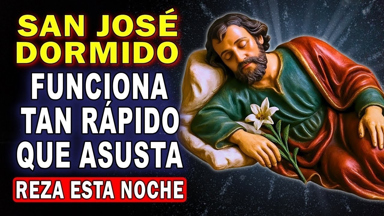 SAN JOSÉ DORMIDO: El Milagro en 3 MINUTOS antes de dormir (Reza esto esta noche) ✨