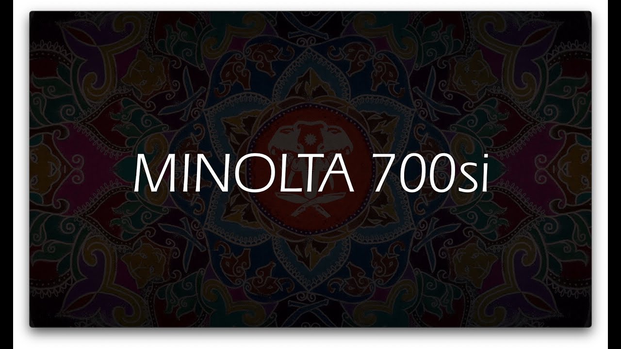 Minolta Dynax 700si / Maxxum 700si – высокопроизводительная зеркальная фотокамера с автофокусировкой