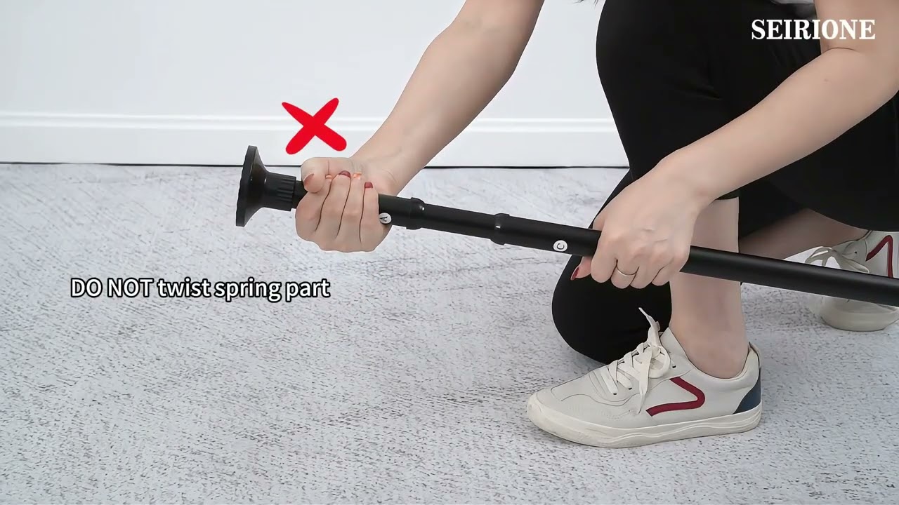 SEIRIONE SO03 Shower Pole Caddy Assembly & Installation Video