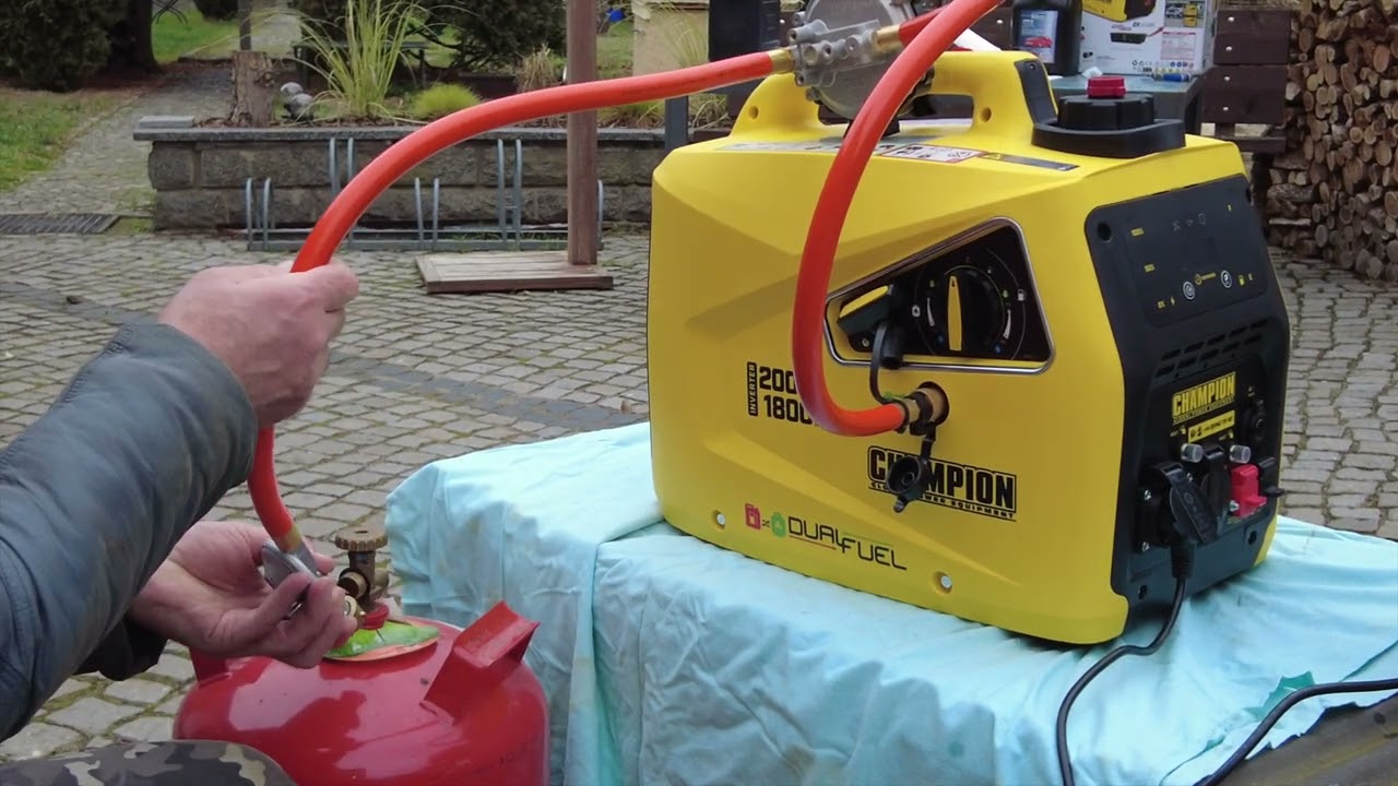 Notstromer-Kurztest Champion Stromerzeuger 82001i DF Dual Fuel Inverter Benzin Gas LPG Unboxing