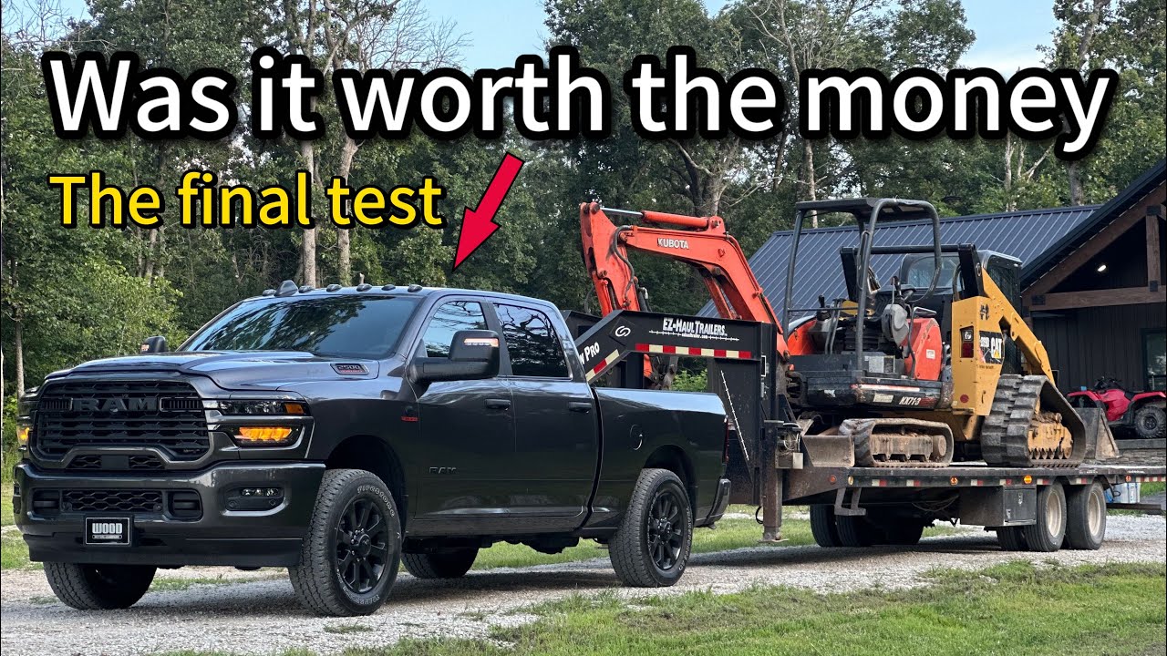 Testing the towing capability on my 2025, 2500 ram 67 Cummins this truck out performs GM and Ford 👑￼