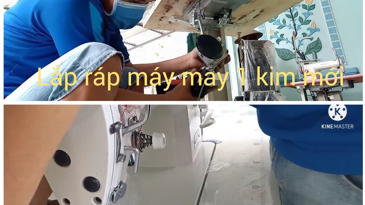 cách lắp ráp máy may 1kim điện tử
