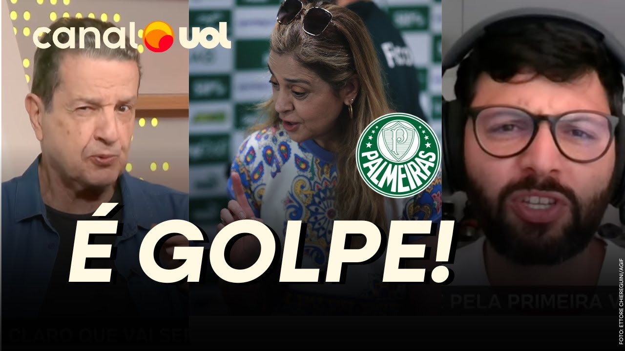 É CLARO QUE SERÁ GOLPE! LAVIERI E JUCA KFOURI DEBATEM CHANCE DE LEILA TER OUTRO MANDATO NO PALMEIRAS