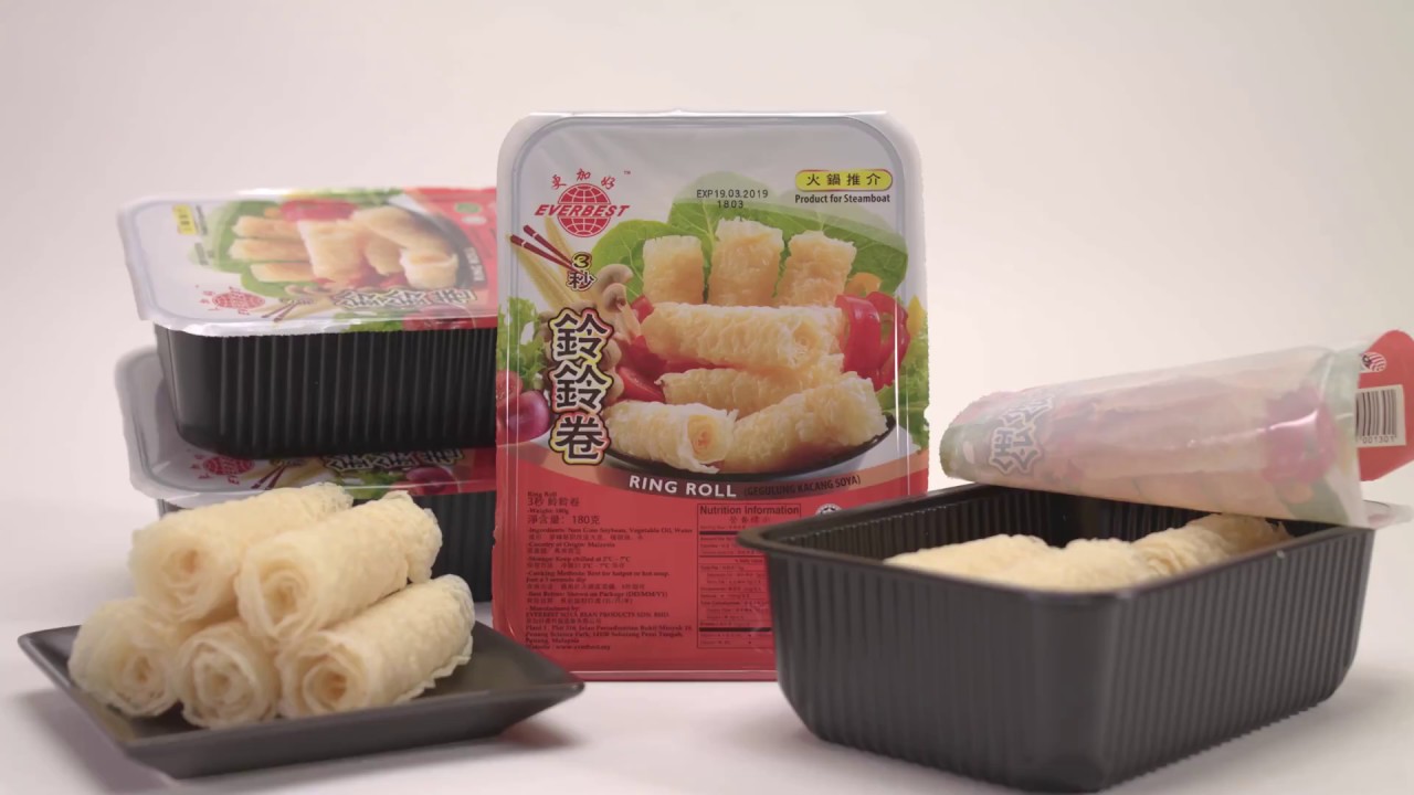 A Food Purely Made From Soya Bean - Ring Roll