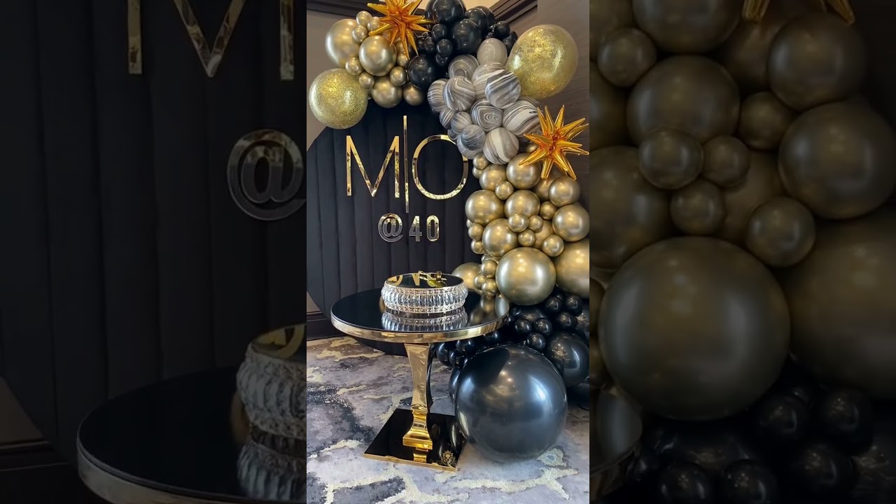 Sophisticated 40th Birthday Decor by Royal Luxury Events