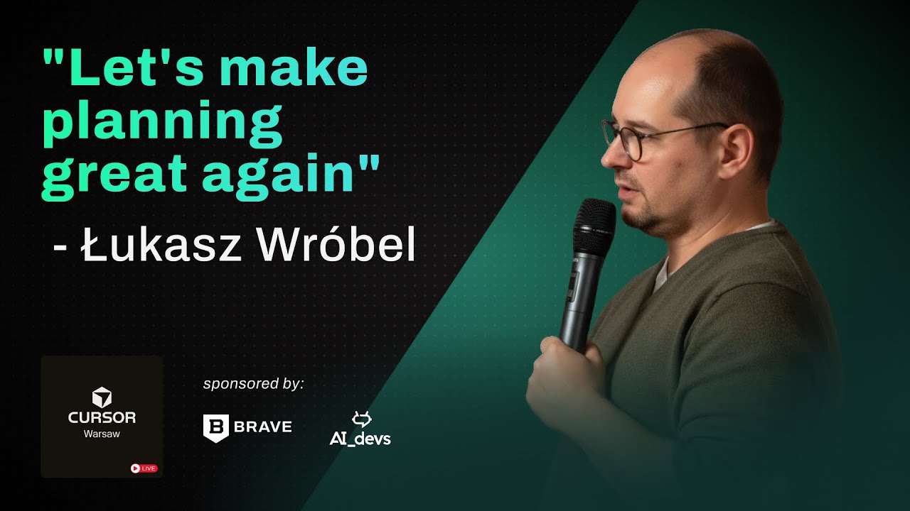 Jak Cursor i Task Master zmieniają vibe coding - Łukasz Wróbel | Community Event Cursor