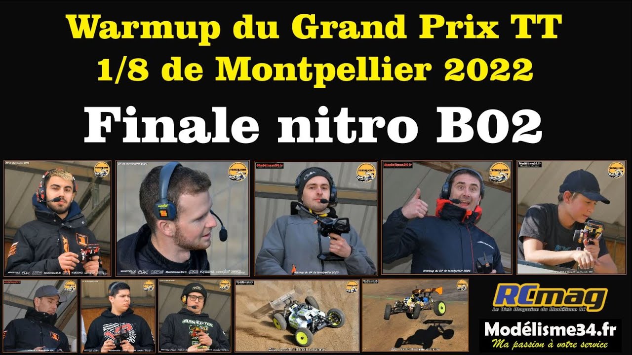 Finale nitro B02 Warmup du GP TT 1/8 de Montpellier 2022