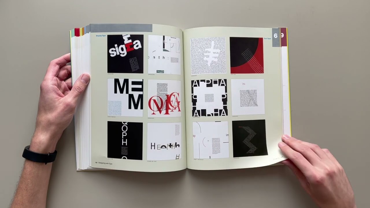 Designing with Type, 5th Edition | James Craig and Irene Korol Scala | Book Flip Through