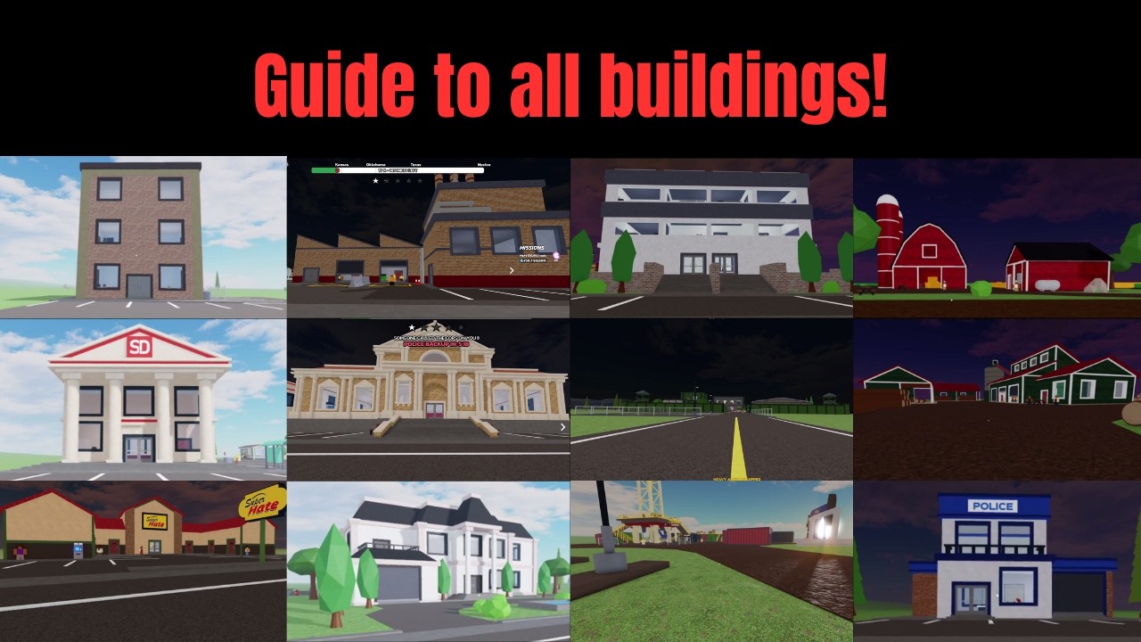 Roblox Runaways: All buildings explained