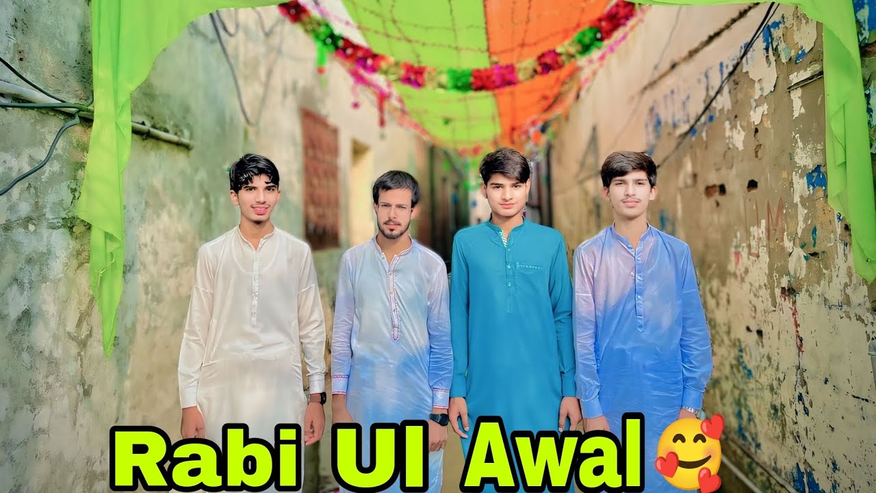12 Rabi ul awal🥰ko Puri Rat apne Gali ke sajivat ke😇