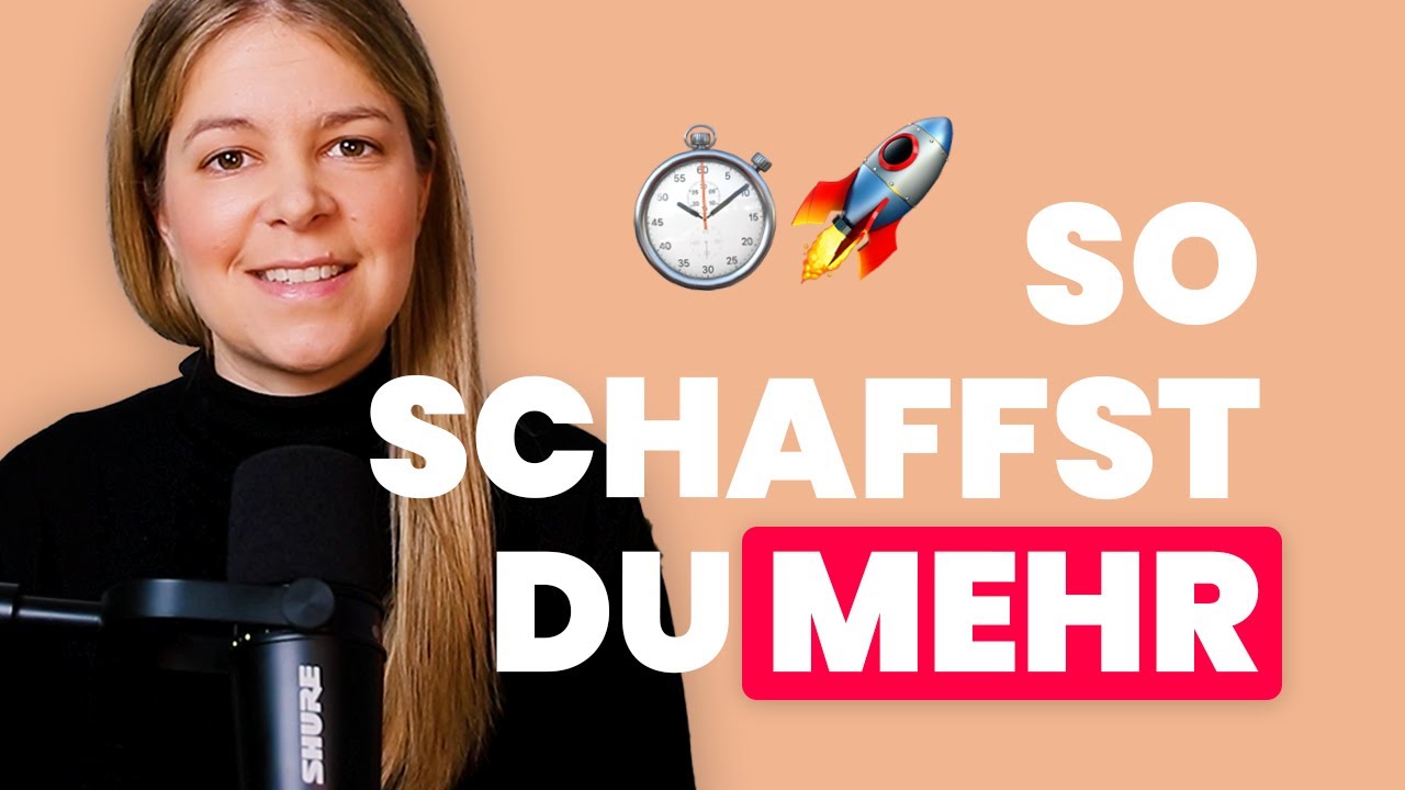 Produktiver werden ⏱️🚀 10 Tipps für Selbstständige & Social Media Manager:innen ✔️