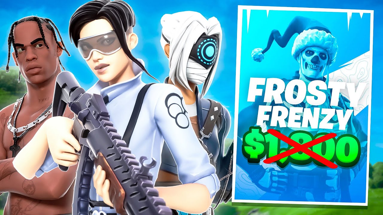 FORTNITE SCAMMED ME 😭 - Frosty Frenzy Highlights ❄️ (Saevid)