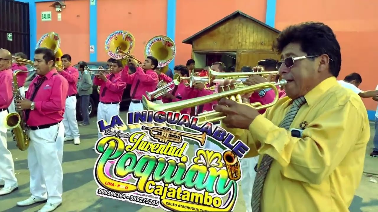 Banda juventud poquian cajatambo en local huasta lima PERÚ 2023