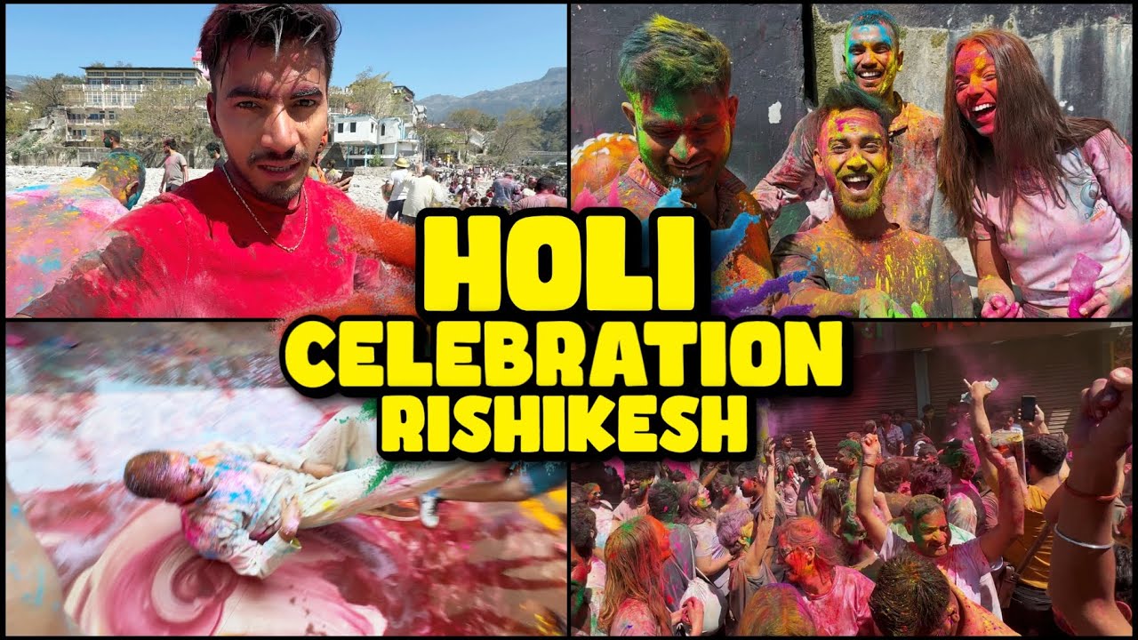 Holi Celebration in Rishikesh 2024 | Fun with Our Team!