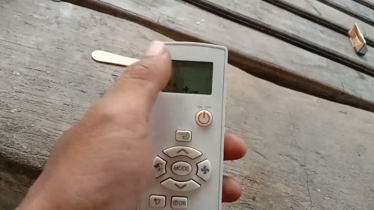 seting remot ac sharp biar semua kembali normal