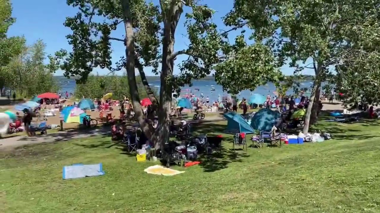Sylvan lake one of the beautiful tourist destination in Alberta (pinay in Canada )