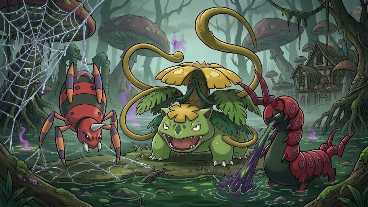 Pokémon Y mas SÓ posso usar tipo VENENOSO! ☠️