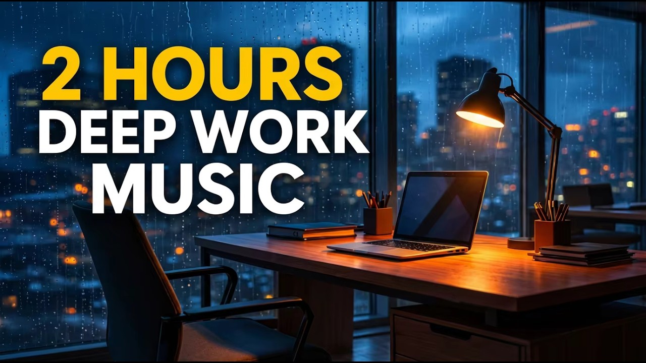 Office Focus Atmosphere — 2 Hours Deep Work Session