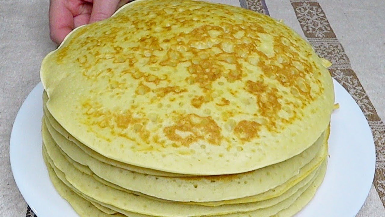 🥞самые простые блины на сыворотке🥞