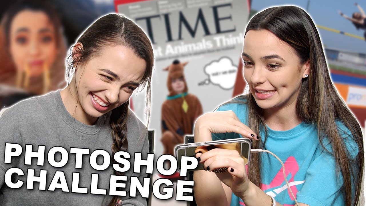 Photoshop Challenge - Merrell Twins
