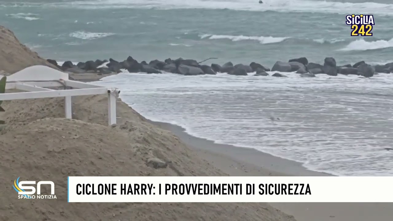 Il ciclone Harry fa paura