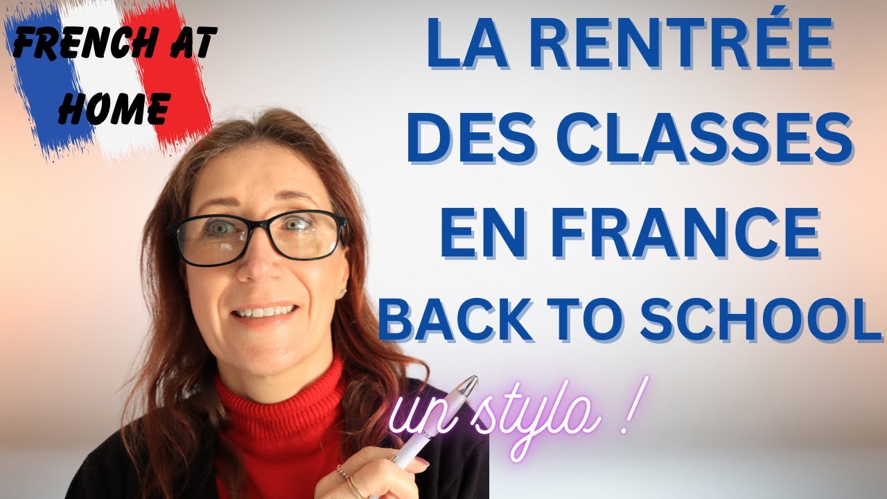 La Rentrée Scolaire En France, Back To School (With School Supplies)