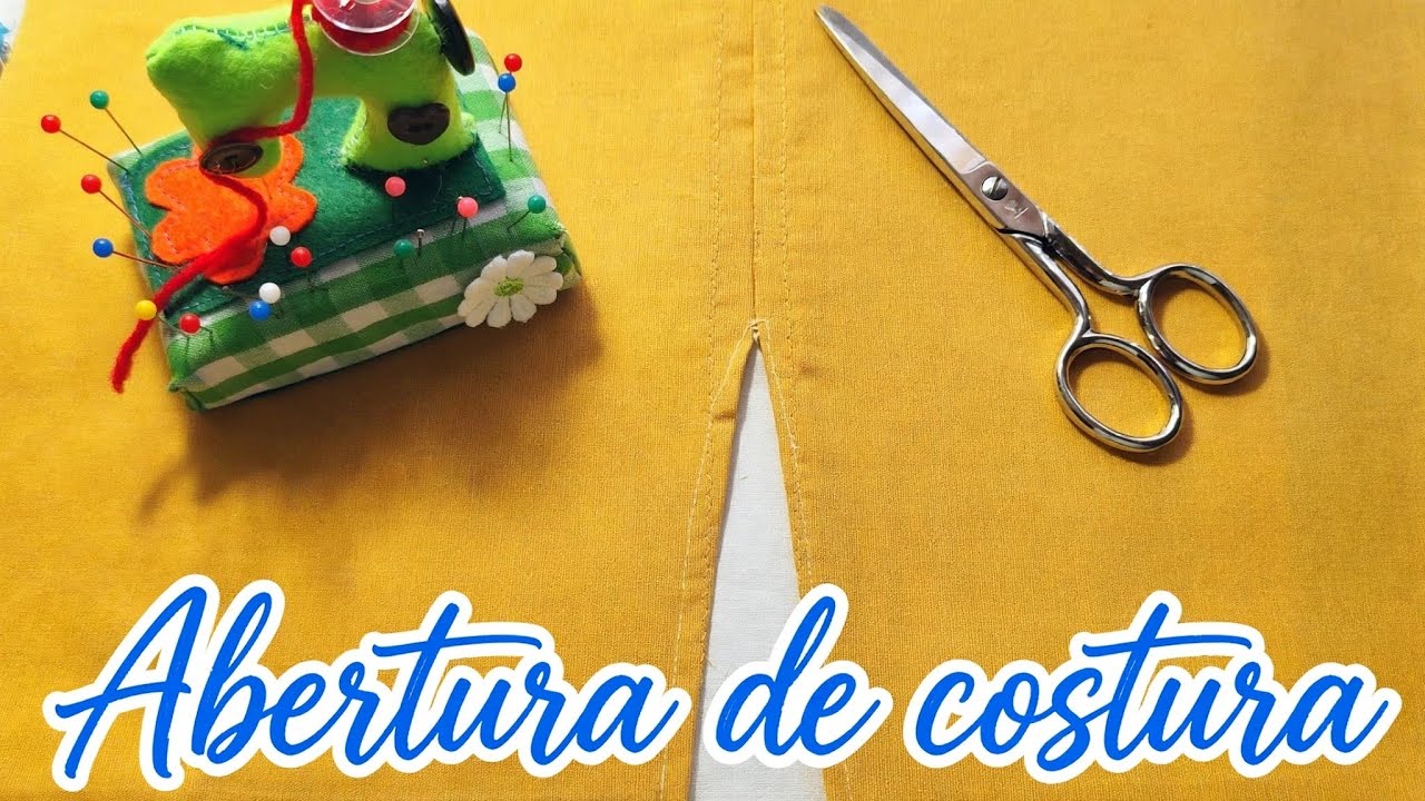 Abertura de costura con máquina de coser SIGMA. Pequeñas Ideas.