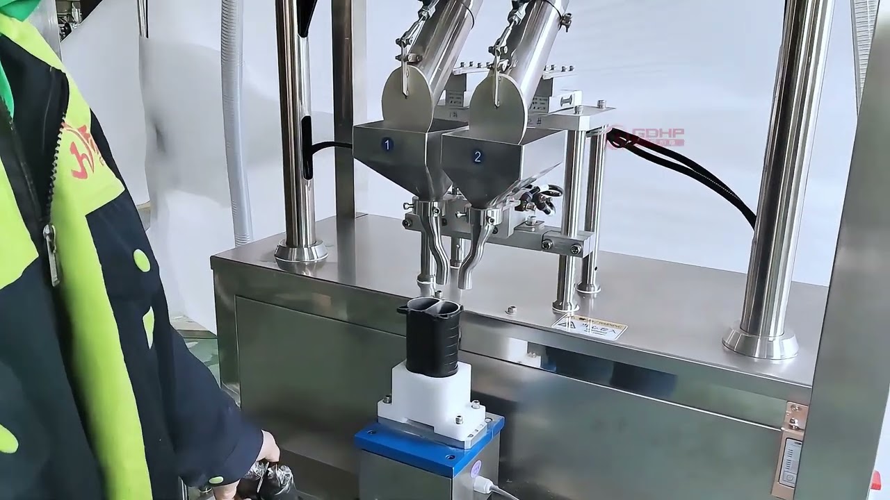 Semi-Automatic Dual-Head Weighing Molecular Sieve Filling Machine
