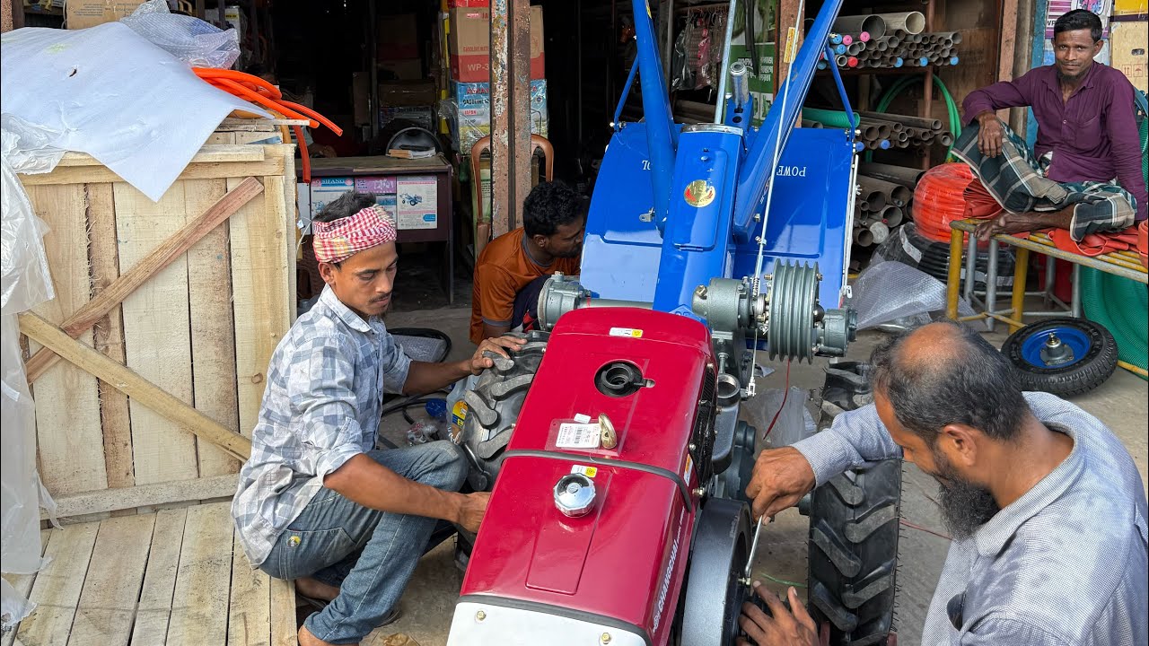 শরিয়তপুর জেলা থেকে এসেছেন ডংফেং পাওয়ার টিলার ক্রয় করতে।Dongfeng Power Tiller/DF POWER TILLER