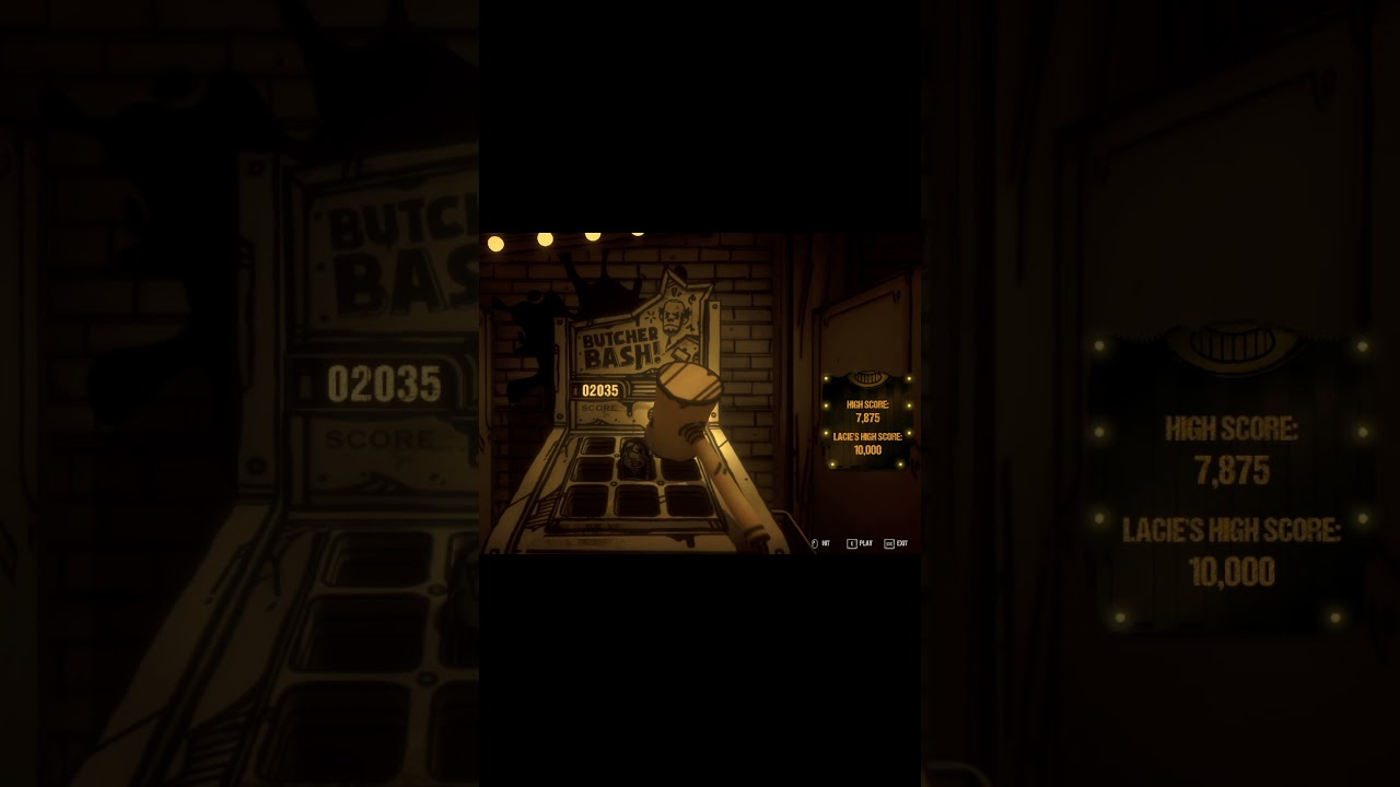 Bendy: Lone Wolf - Winning Butcher Bash Minigame | I got 20K points and beat Lacie's High Score!