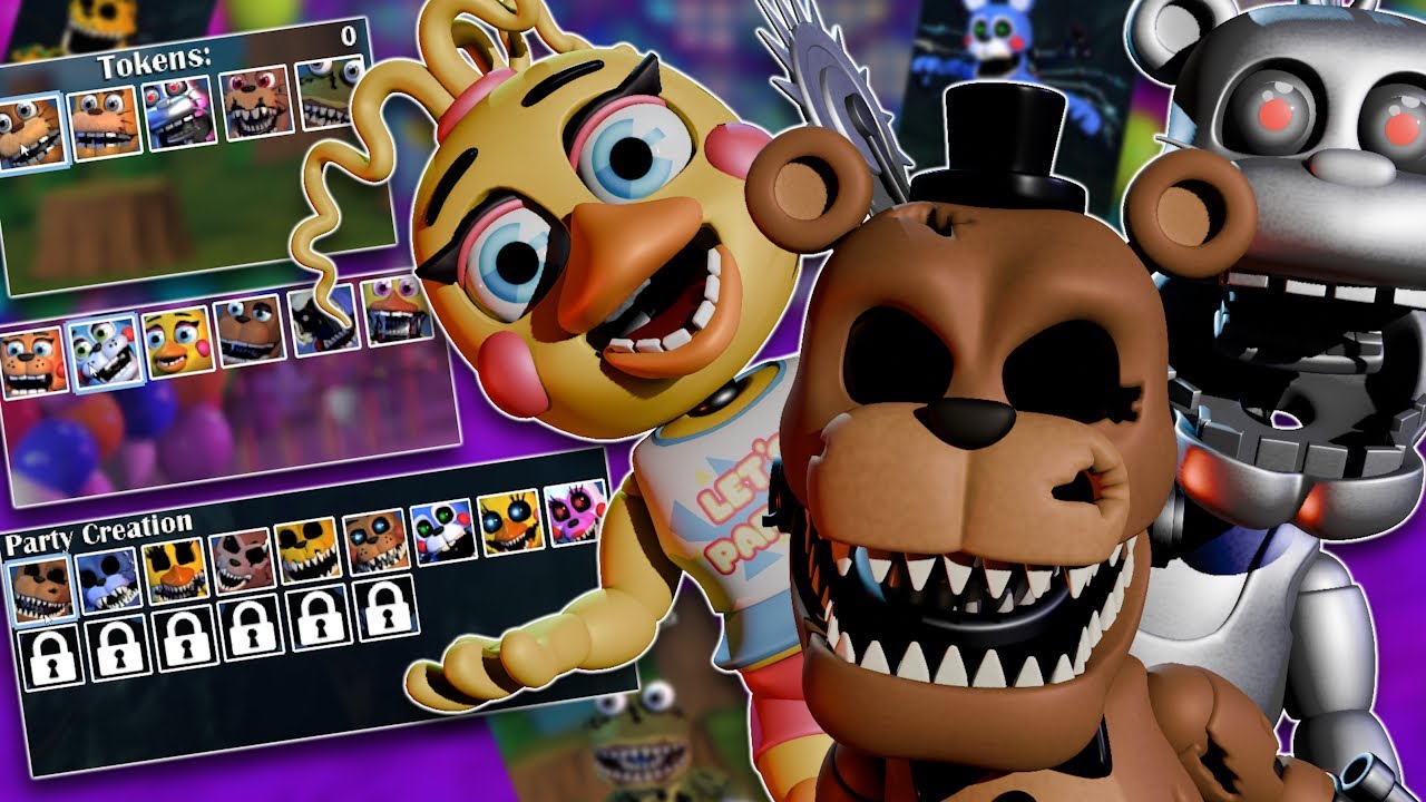 Превращаем три фан-игры FNAF в приключенческие версии! | FNaF World: Вселенское безумие (ч. 3)
