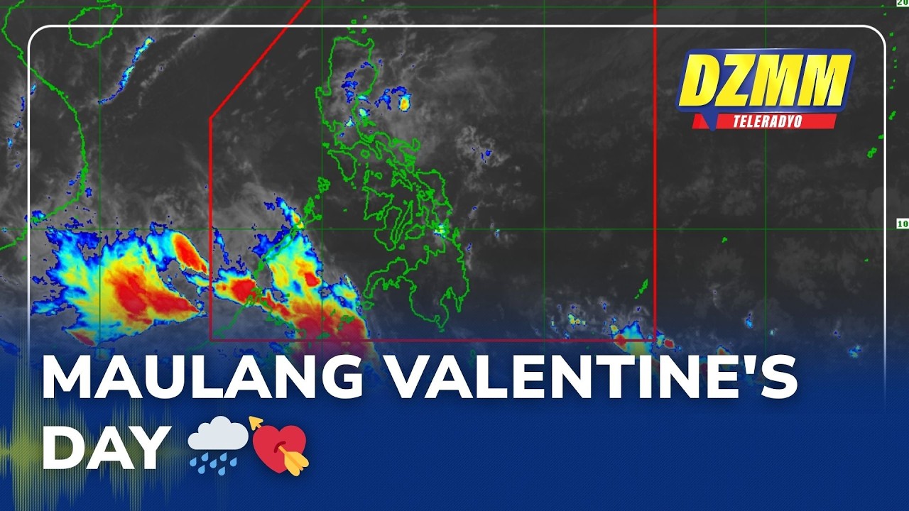 Shear line, amihan to damp parts of PH on Valentine’s Day | DZMM Teleradyo (14 February 2026)