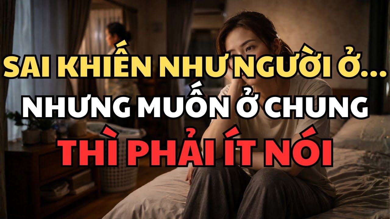 Sai khiến như người ở… nhưng muốn ở chung thì phải Ít Nói