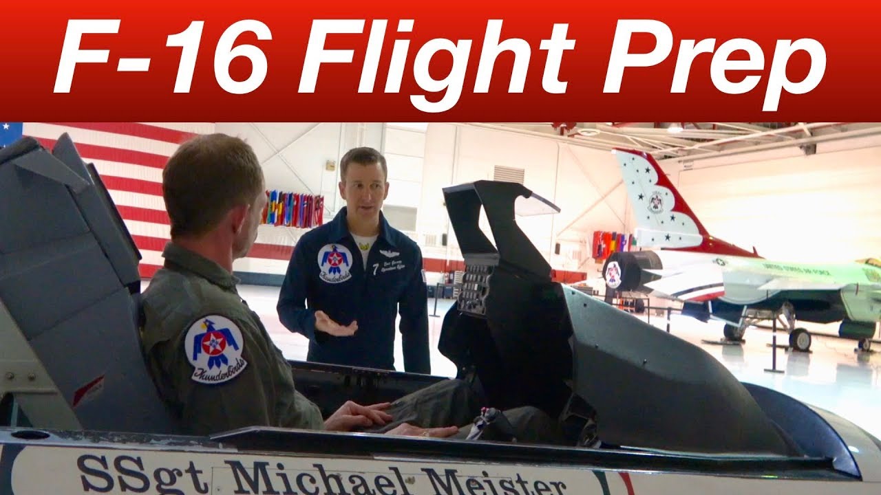 Casey Putsch USAF Thunderbirds F16 Pilot Briefing, FULL LENGTH!