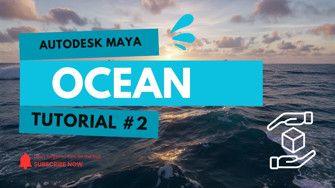 Создание реалистичного материала океана в Maya 2026 | Учебник BOSS Water (часть 2)