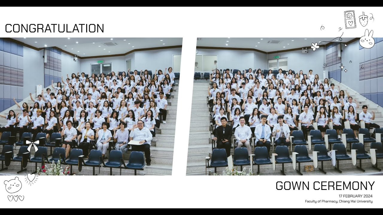 พิธีรับเสื้อกาวน์ 2567 คณะเภสัชศาสตร์ มหาวิทยาลัยเชียงใหม่  #เภสัชกร #university #cmu #rxcmu