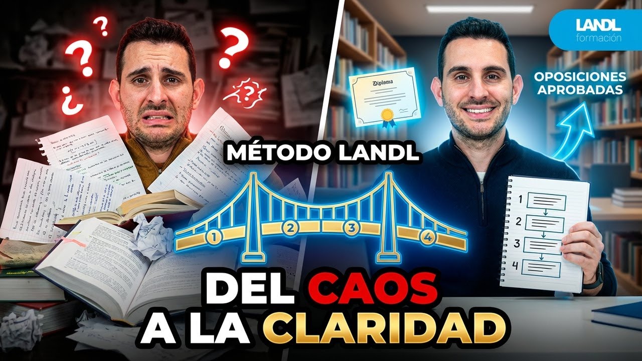 Método LANDL para Aprobar Oposiciones: Los 4 Pasos Científicos del Caos a la Claridad