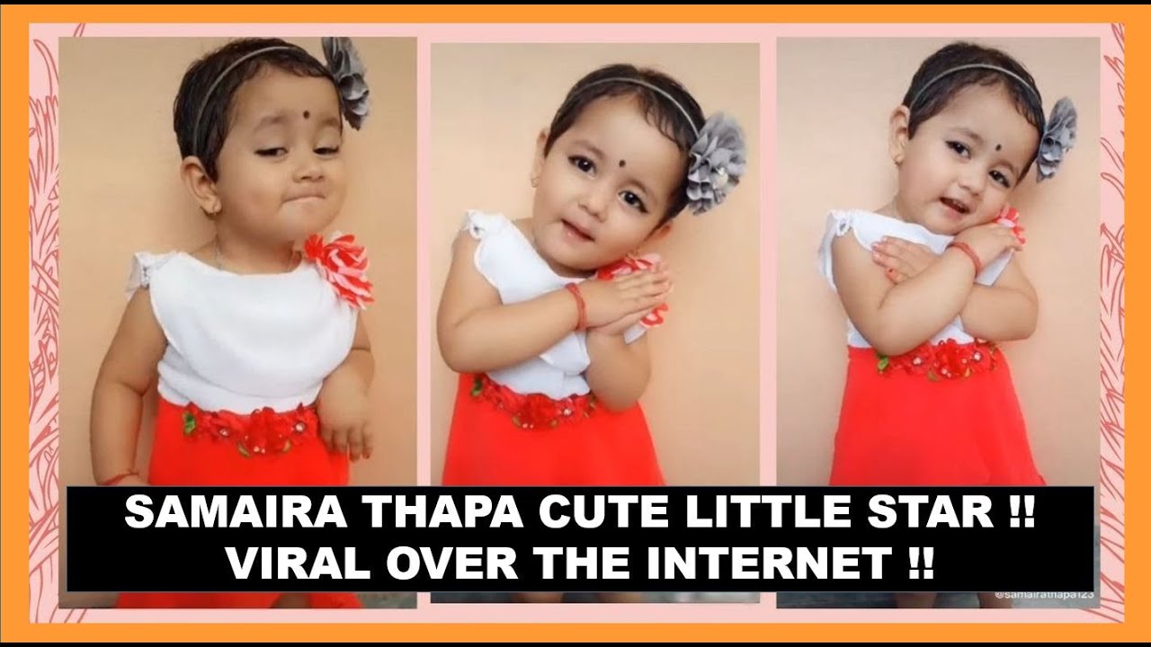 Samaira Nepal's Little TikTok baby dancing with cute expressions