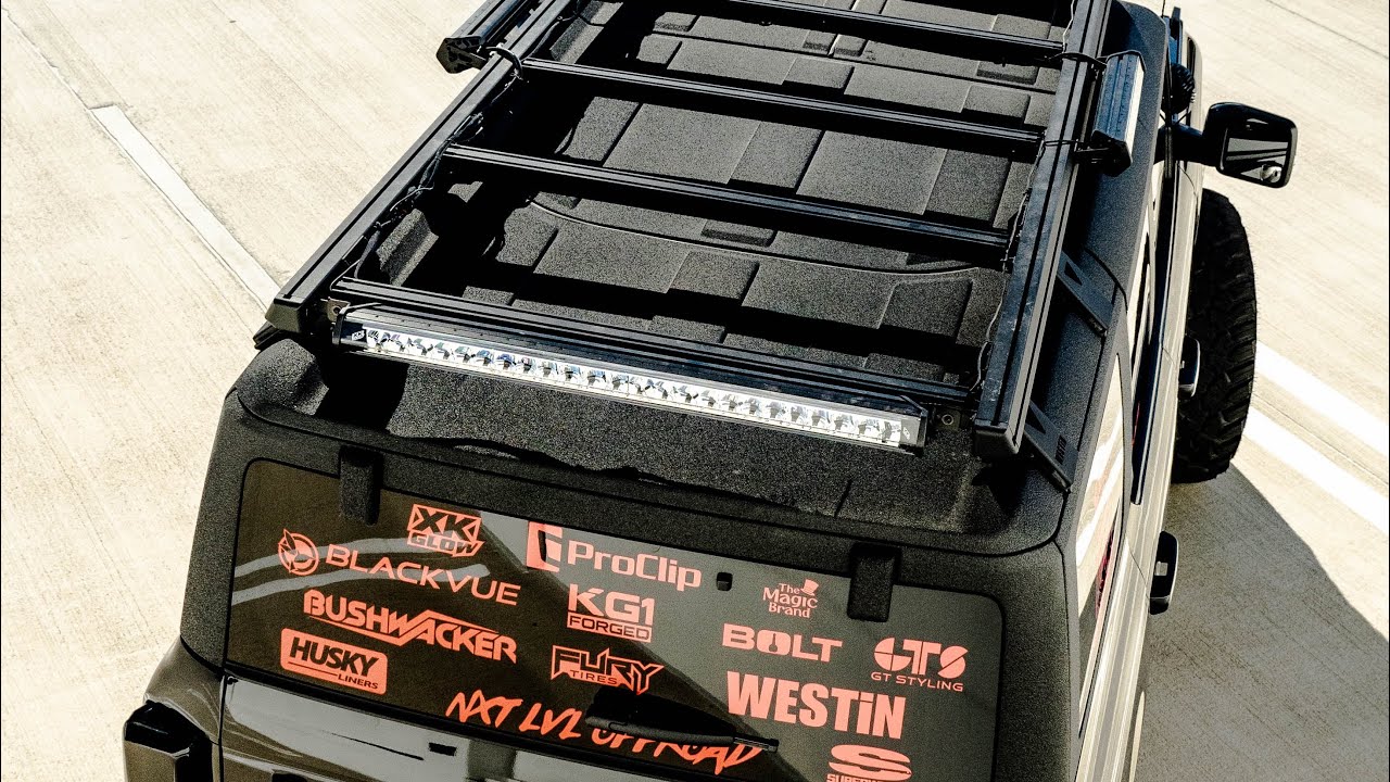 DIY Roof Rack install on 2022 Ford Bronco 4dr hardtop