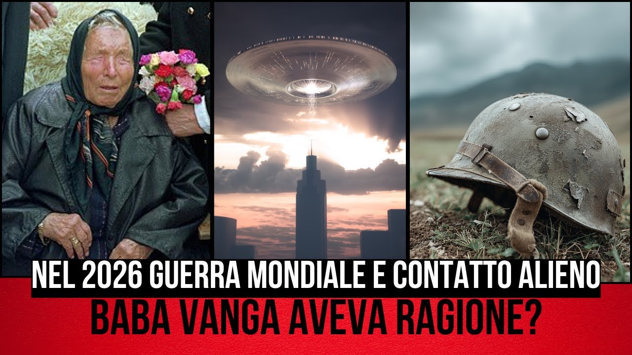 PROFEZIA SHOCK DI BABA VANGA: TERZA GUERRA MONDIALE E ALIENI NEL 2026