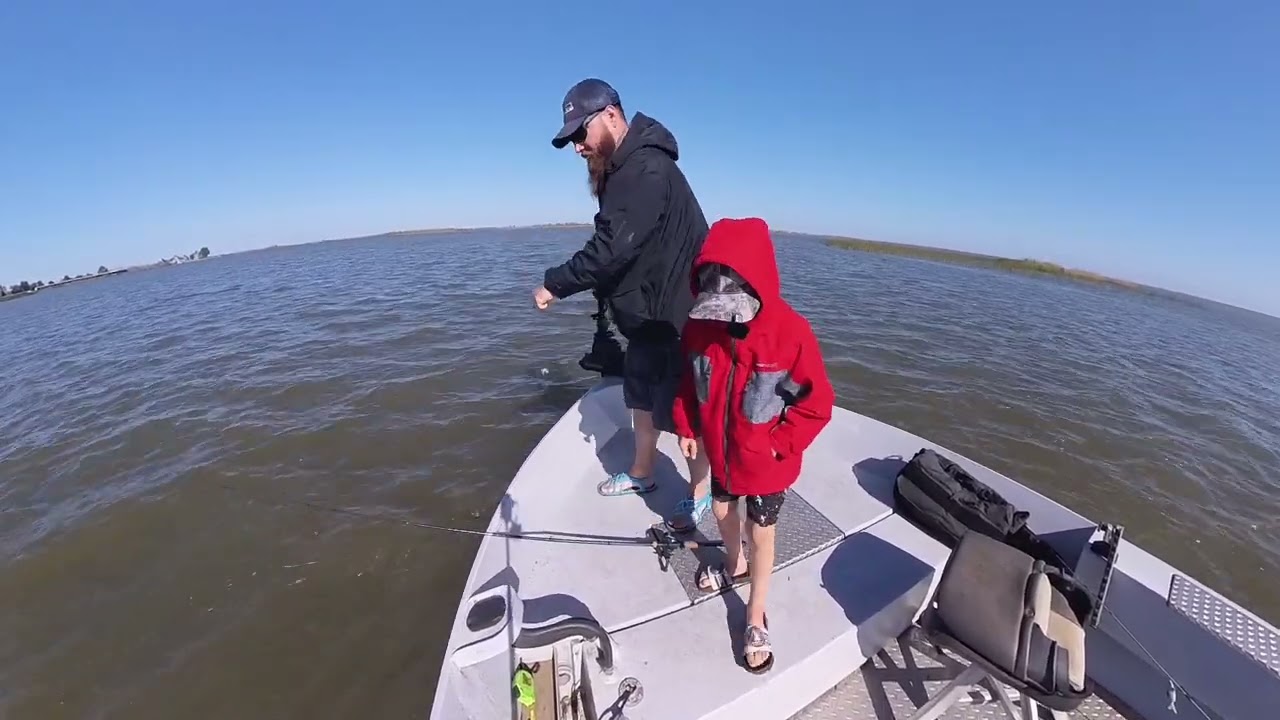 Striper fishing California Delta Franks Tract 2025