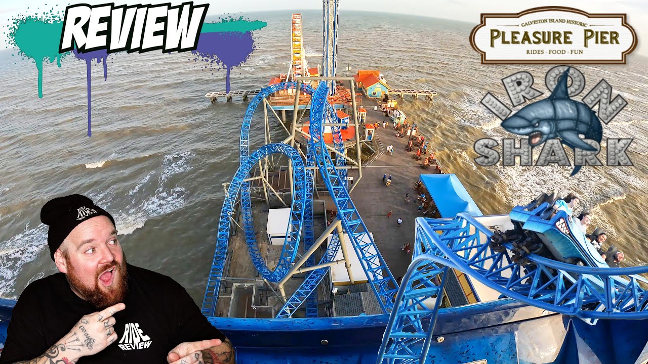 Gute Achterbahn übern Meer - Galveston Island Historic Pleasure Pier - Iron Shark - Ride Review