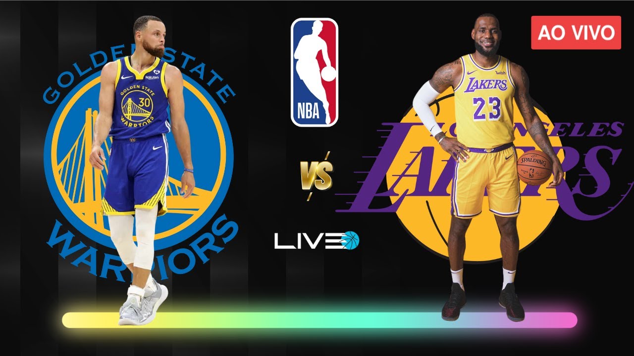 GOLDEN STATE WARRIORS x LOS ANGELES LAKERS - NBA AO VIVO l Stephen Curry vs Lebron James